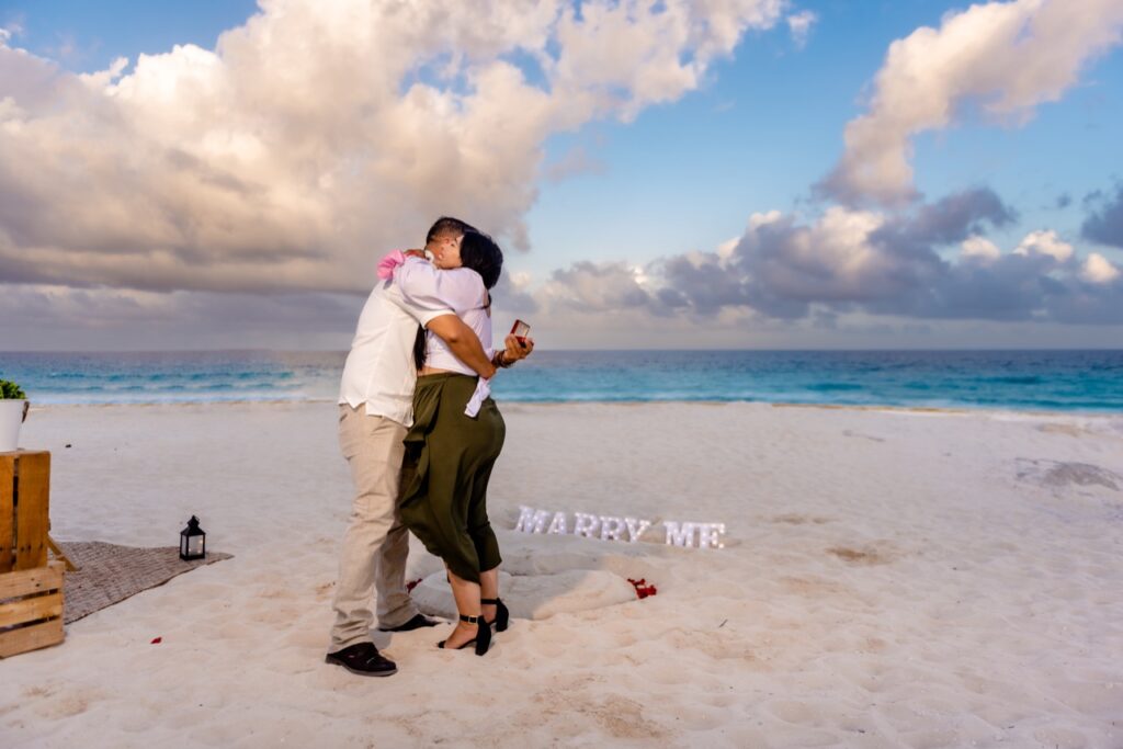 cena romantica en playa del carmen Holboxphotos