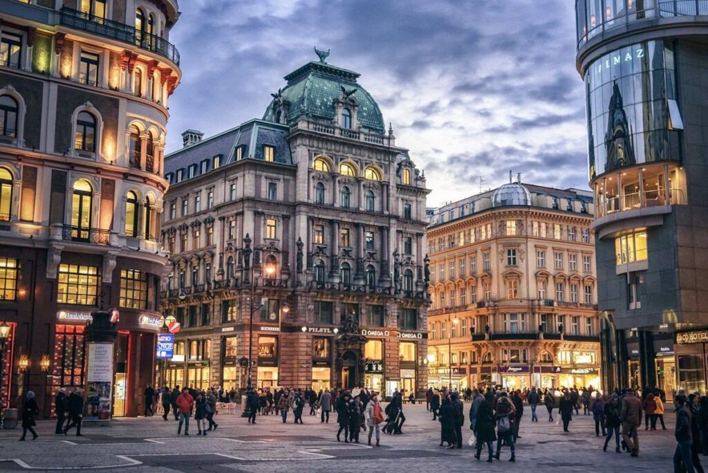 Restaurante romántico en Viena Restaurante romántico en Viena